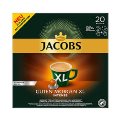 Jacobs Kaffeekapseln Guten Morgen XL Intense - 10er Pack (10 x 20 Getränke) & Kaffeekapseln Lungo Intenso, Intensität 8 von 12, 200 Nespresso®* kompatible Kapseln, 10 x 20 Getränke