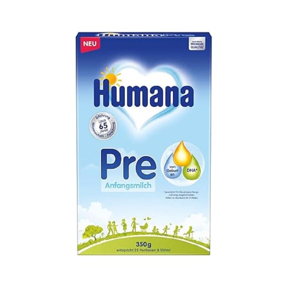 Humana Leche PRE Inicial, desde el nacimiento, leche en polvo para lactantes, sólo con DHA y lactosa, 750 g Naty Shop 350 gramos Leche en polvo