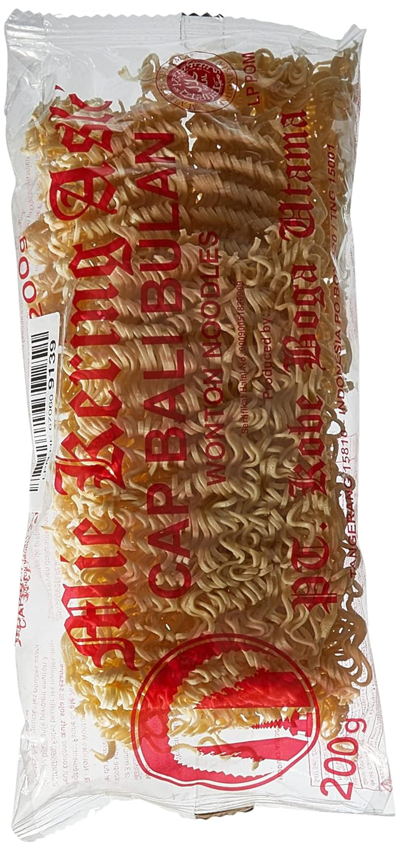 Fideos Wonton Asli Mie Kering, 200 g