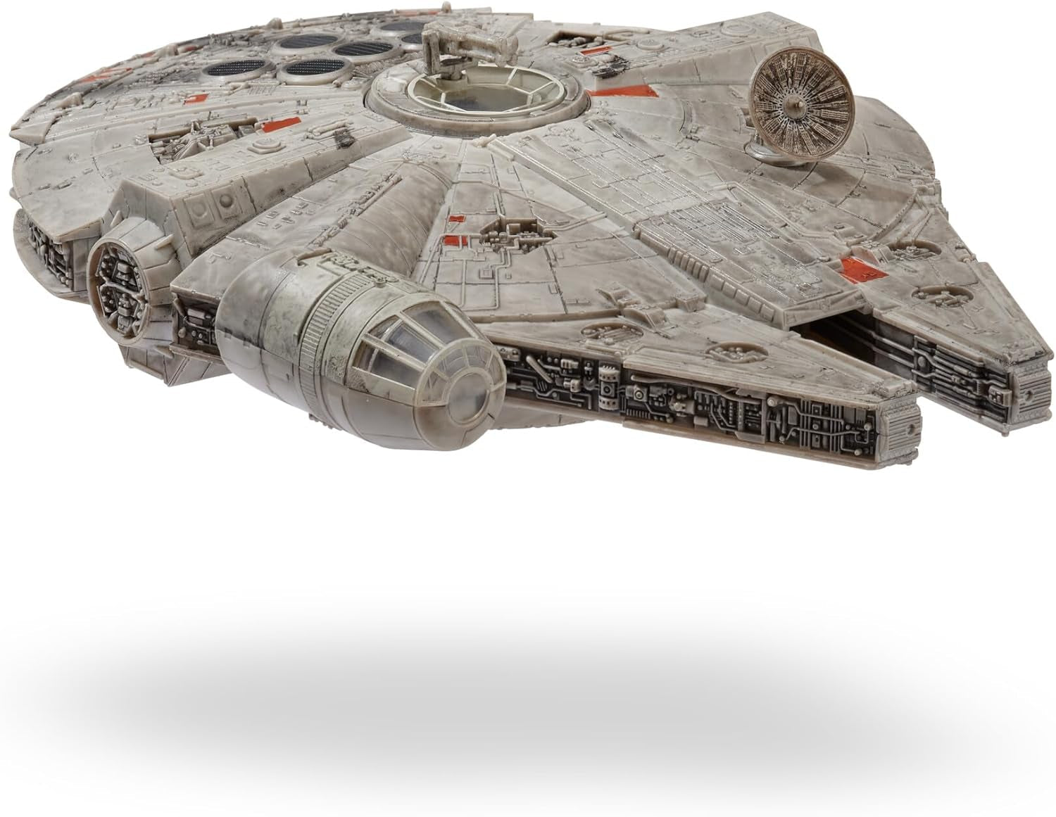 Star Wars Micro Galaxy Squadron SWJ0332 - Millennium Falcon, vehicul oficial de 22,5 cm cu lumini, sunet și figurine Action figures Naty Shop
