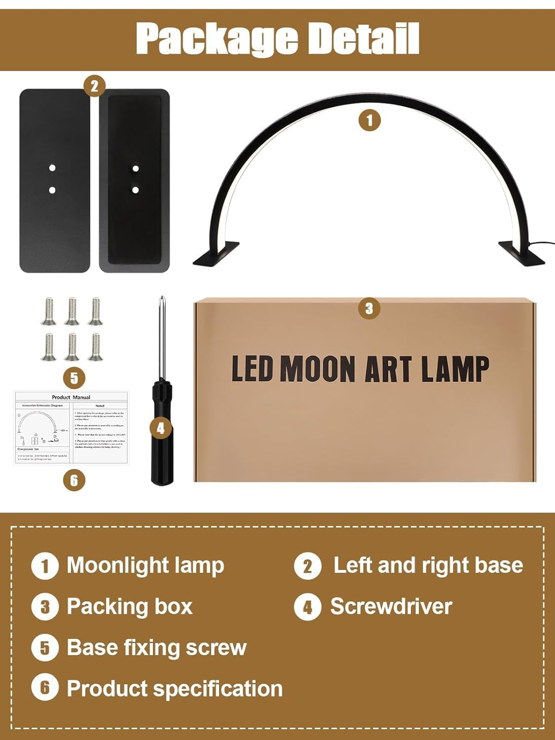 Kalolary Lampadaire, Lash Lumière Pour Extensions De Cils Regglable À 360°, 3000K-6000K Lamp Demi-Lune, Lamp De Beauté (Lampa cu jumătate de lună)