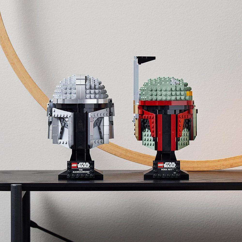 LEGO Star Wars Modelo de casco mandaloriano, colección de decoración de habitaciones y un maravilloso regalo para adultos, kit, hombres, mujeres, madre, padre, idea de regalo de colección 75328 Juegos de construcción Besuche den LEGO-Store