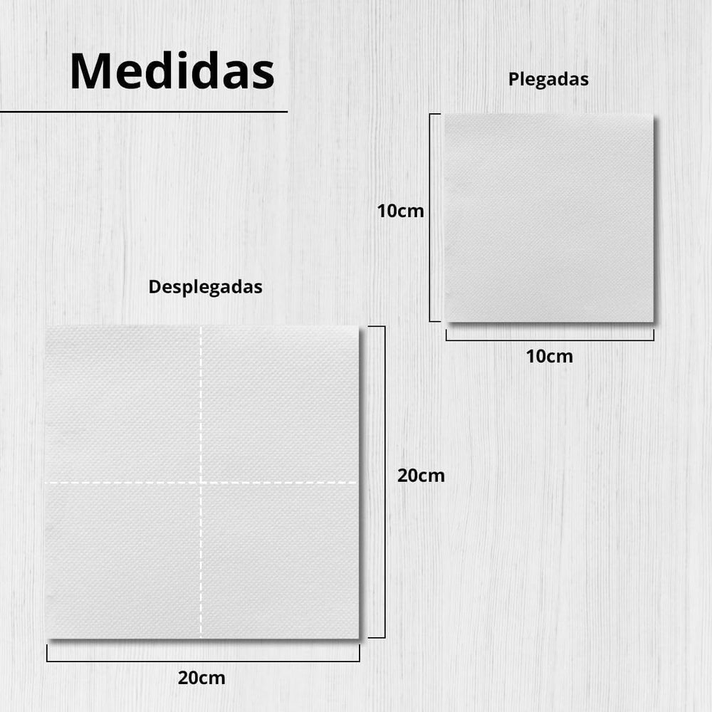 Pachet de 300 de șervețele de hârtie albă pentru cocktail + suport de șervețele din oțel inoxidabil, textură cu micropuncte, groase și absorbante, 10 X 10 cm, pliate împreună