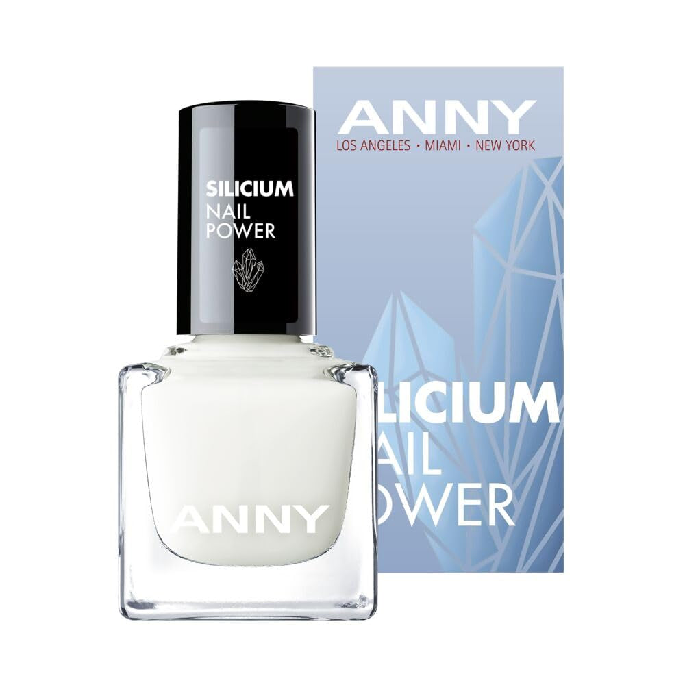 ANNY Silicon Nail Power - Cuidado de uñas 3 en 1: Base, Fortalecedor y Embellecedor - 15 ml
