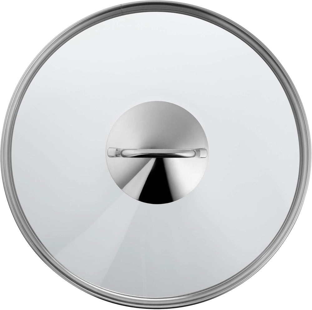 Cacerola inducción WMF Devil 26 cm con tapa de cristal, acero inoxidable con revestimiento Cromargan, revestimiento cerámico, apta para horno Ollas y sartenes Naty Shop