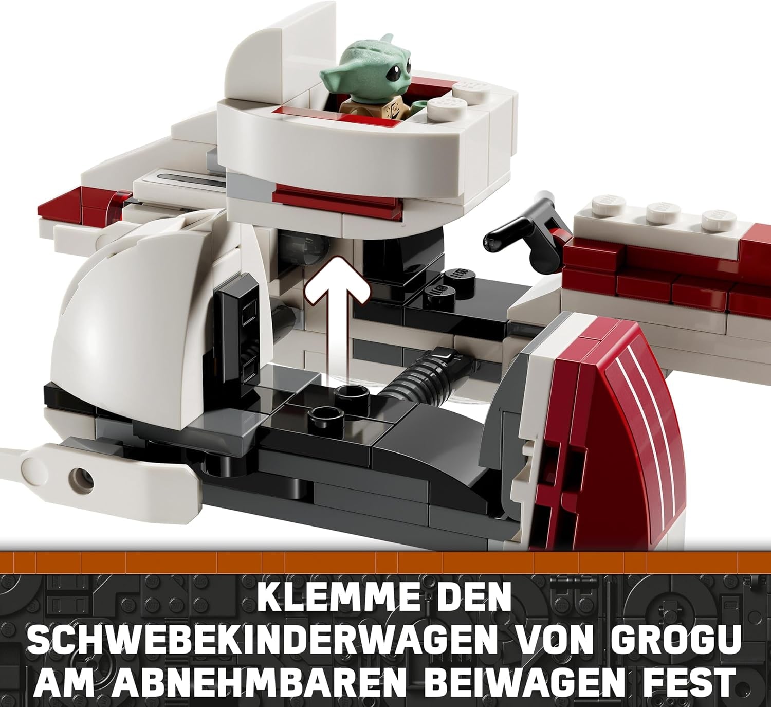 LEGO Star Wars Escape Con El BARC Speeder, Set Mandaloriano, Bicicleta De Juguete Con Sidecar, Incluye Las Figuras Kelleran Beq Y Grogu, Regalo Para Niños Y Niñas A Partir De 8 Años 75378 Sets De Construcción Beuche den LEGO-Store