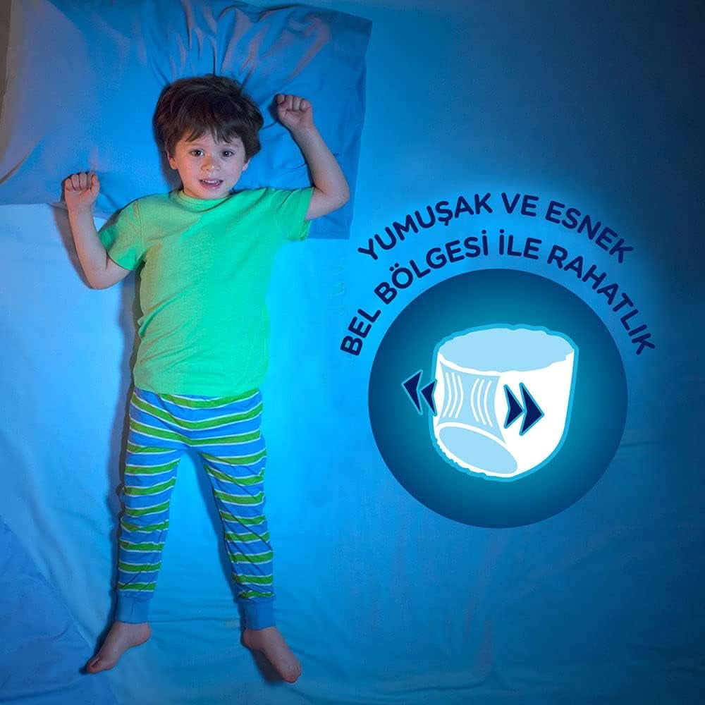 Huggies Drynites Pantaloni de pijama foarte absorbanți Chiloți pentru băieți 8-15 ani, pachet de 9 Mama si Copilul Naty Shop