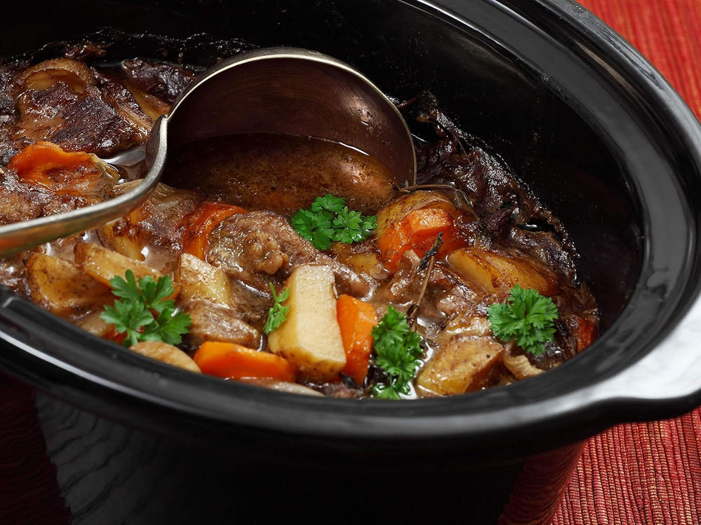 Beper BC.510 Olla de Cocción Lenta, 280 W, 4,5 litros, Vitrocerámica, Negra y Acero Olla de Cocción Lenta Naty Shop