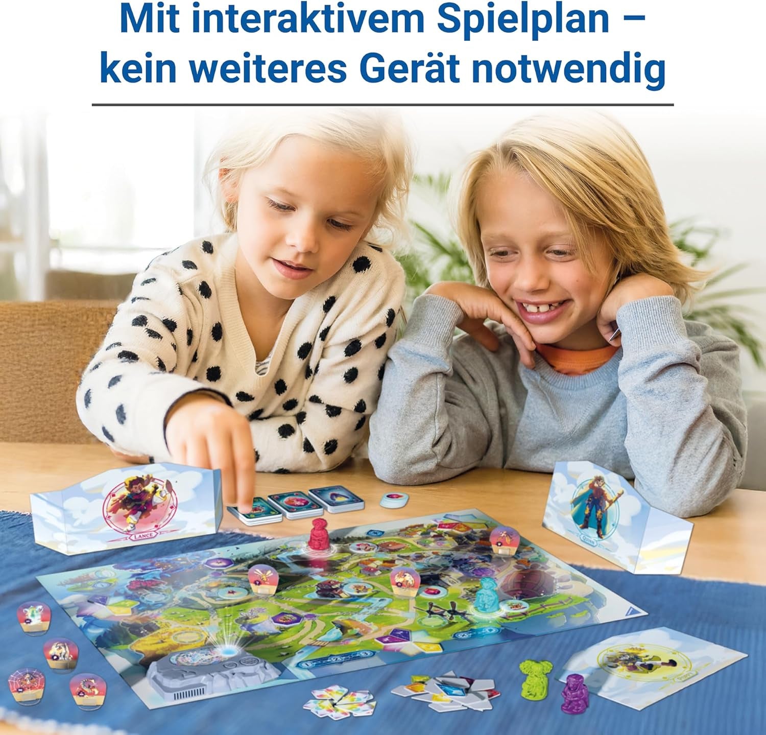 Ravensburger 24582 Ventopia - Juego de mesa electrónico The Flying Island para niños a partir de 7 años para 1 a 4 jugadores