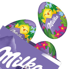 Huevo Dulce Milka – Chocolate de Pascua relleno de crema de vainilla, aspecto de huevo frito – 124g