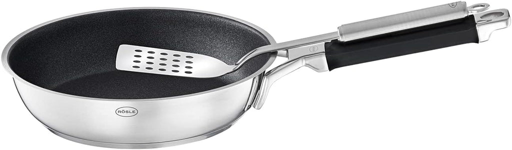 Tigaie RÖSLE SILENCE PRO, tigaie cu strat antiaderent premium Proresist rezistent la zgârieturi, mâner din silicon, inducție Oale si Tigai Naty Shop