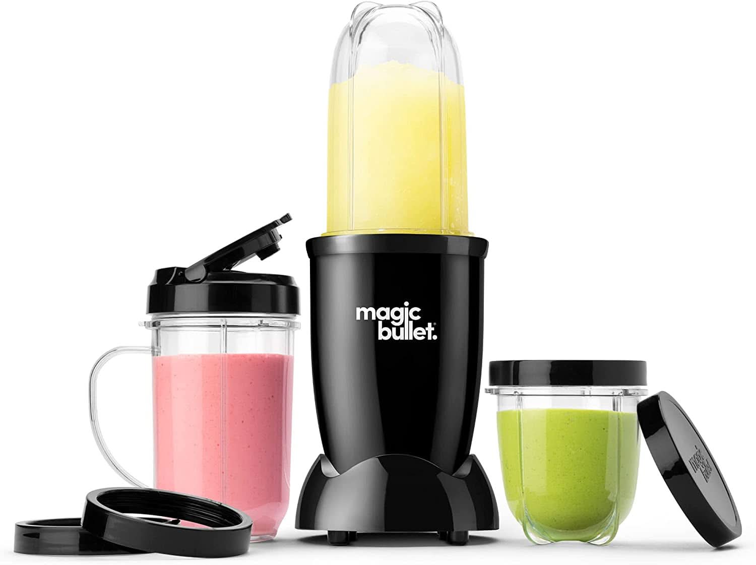 Magic Bullet, Batidora eléctrica, 200 Watts Cocina Naty Shop Negro Embalaje con accesorios