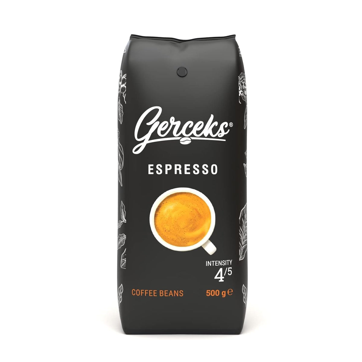 Espresso Kaffeebohnen stark 500g, Barista Kaffee schokoladig und säurearm, Espressobohnen, Bohnenkaffee mit Arabica und Robusta, feine Crema, ideal für Cappuccino