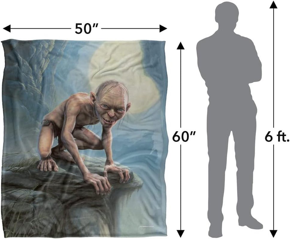 EL SEÑOR DE LOS ANILLOS Cómoda manta de seda, super suave, 152 X 127 Cm Camas y Edredones LOGOVISION