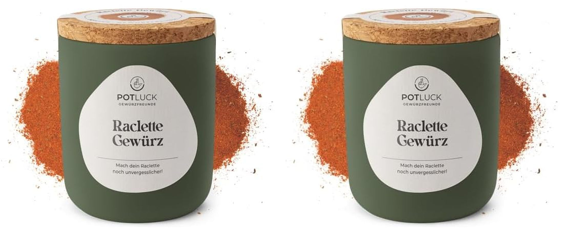 Comida compartida | Raclette Gewürz | Würzmischung im Keramiktopf | 70g | Vegano, sin gluten y con ingredientes naturales