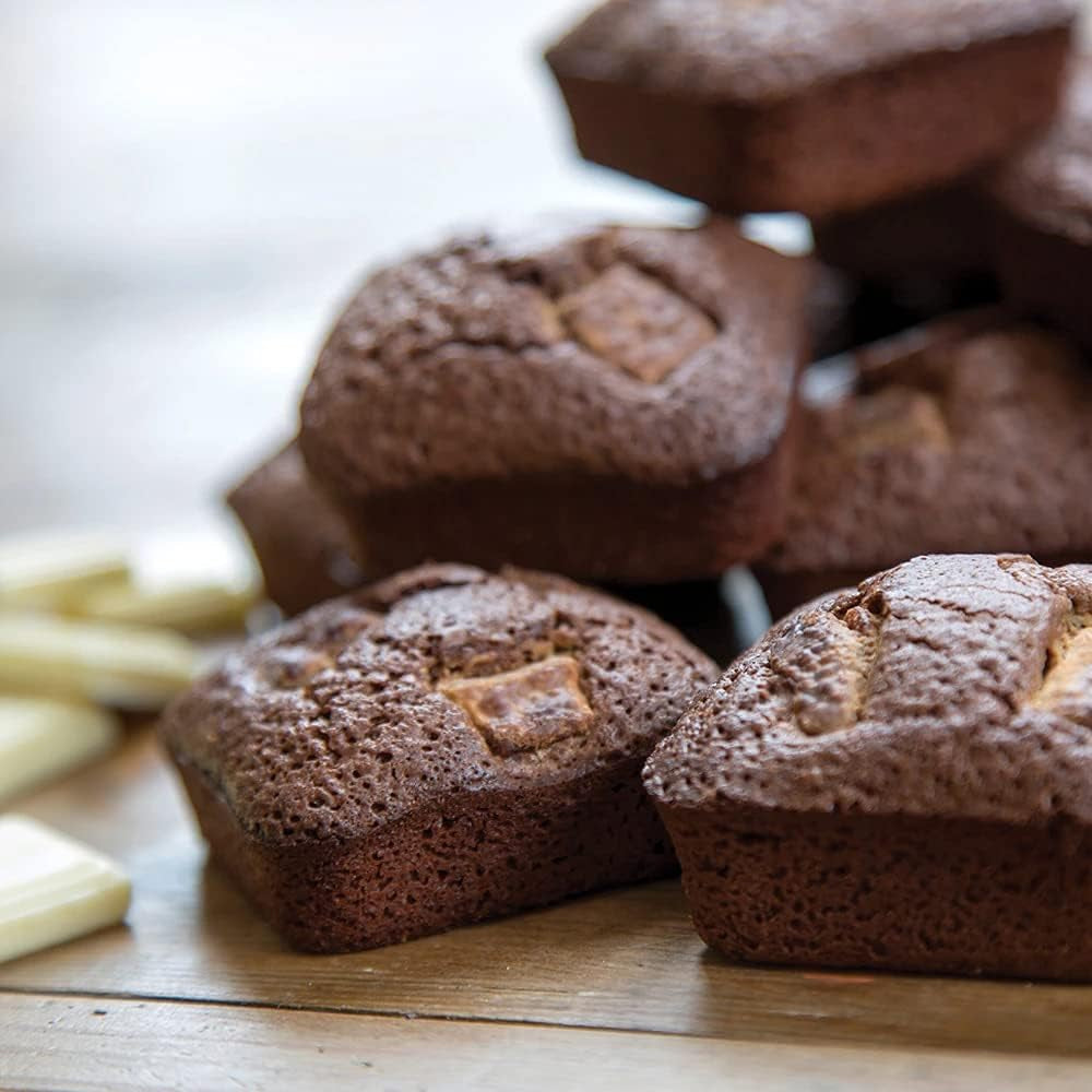 Molde para brownie Masterclass, molde para brownie con 12 agujeros, acero inoxidable, 34 X 26 cm Moldes y bandejas para hornear Naty Shop