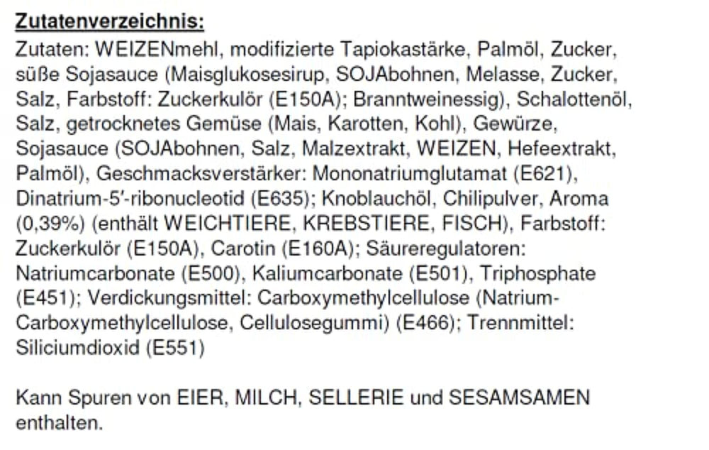 Fideos instantáneos Mama Mi Goreng, 80 g, paquete de 20 (20 x 80 g)