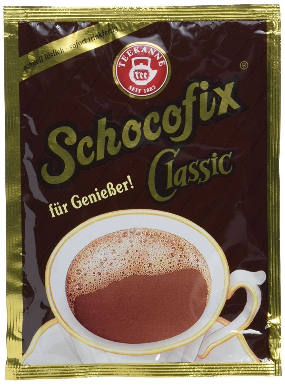 Teekanne Chocolate para beber Schocofix, paquete de 50 x 25 gramos Cacao y Chocolate Caliente Naty Shop