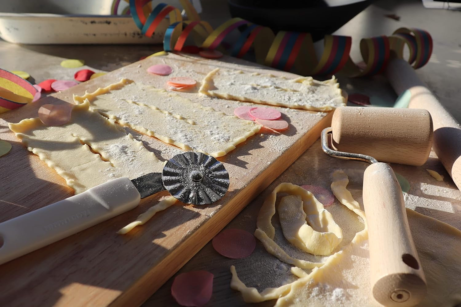 Fackelmann Nudelholz/Teigroller, Holz, 17 x 6,5 x 4 cm, Marrón