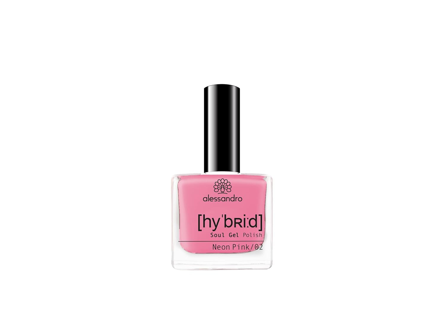 Esmalte de uñas HÍBRIDO alessandro Pink Melon - tono rosa vibrante con finas partículas de brillo - Uñas perfectas en solo 3 pasos, sin LED - ¡dura hasta 10 días! 8ml