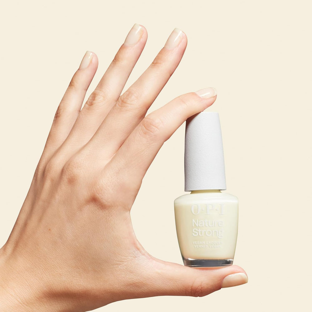 OPI Nature Strong Coliflower Power - Esmalte de uñas blanco - Brillo intenso y duración de 7 días | Color duradero para tus uñas | 15ml