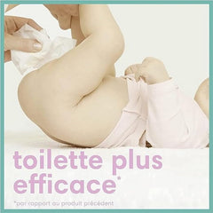 Toallitas para bebé Pampers Sensitive, 624 toallitas (12 x 52), sin perfume, para una limpieza suave y delicada (paquete de 2)