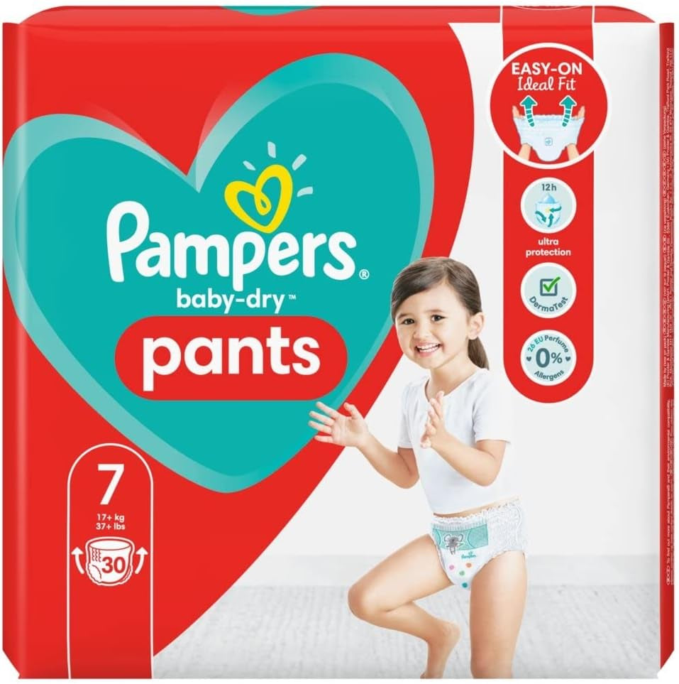 Pañales Pampers 81657566 Baby-Dry Pants, blanco