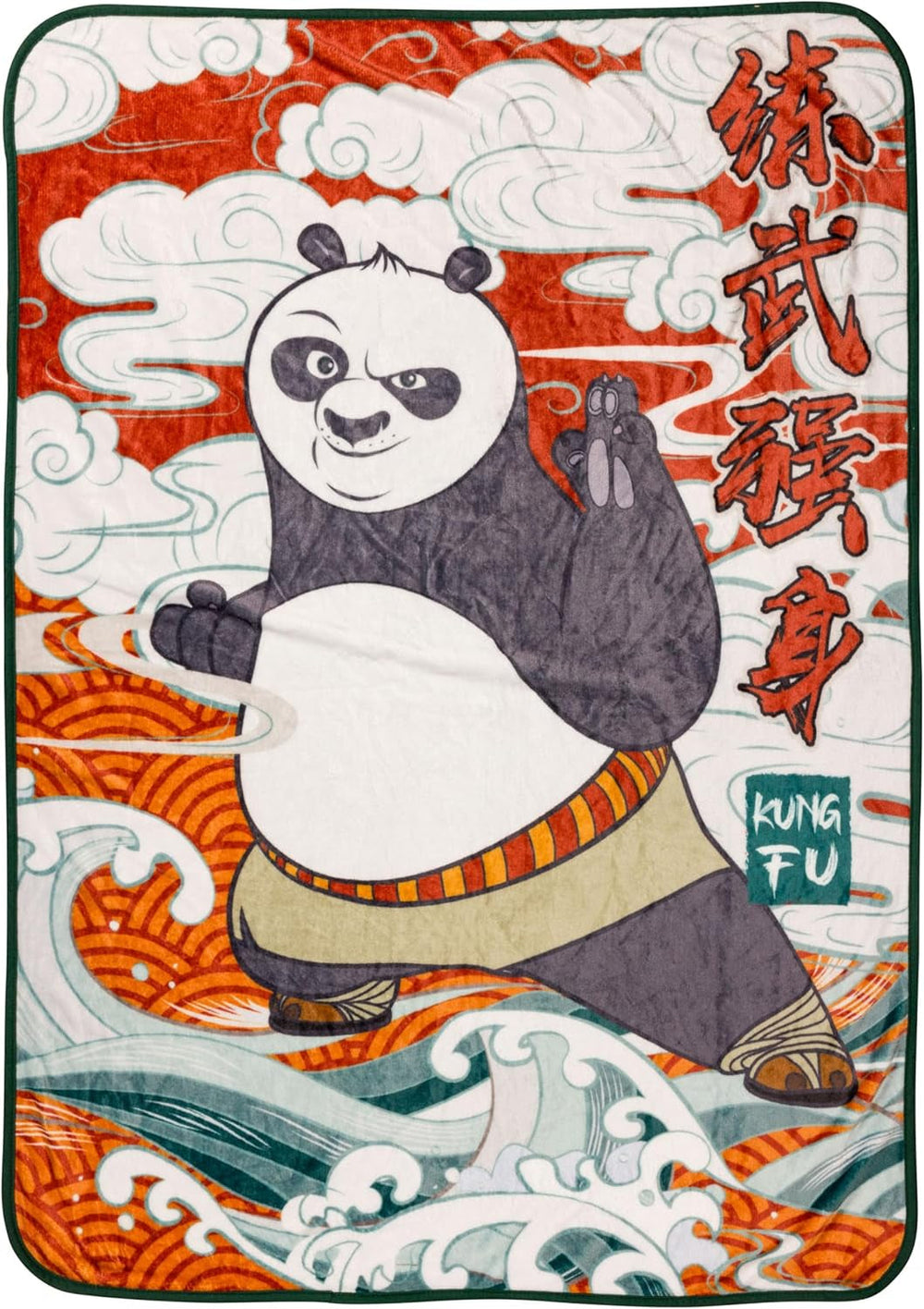 Manta colgante Silver Buffalo Garfield, forro polar, 114,3 X 152,4 cm Camas y Mantas Silver Buffalo Kung Fu Panda