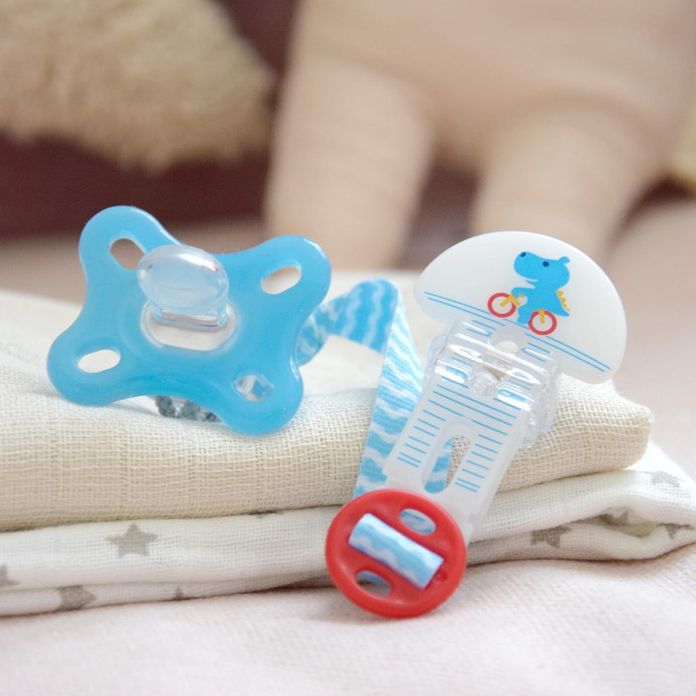 MAM Clip It! & Cover, lanț cu husă pentru suzetă, neutru