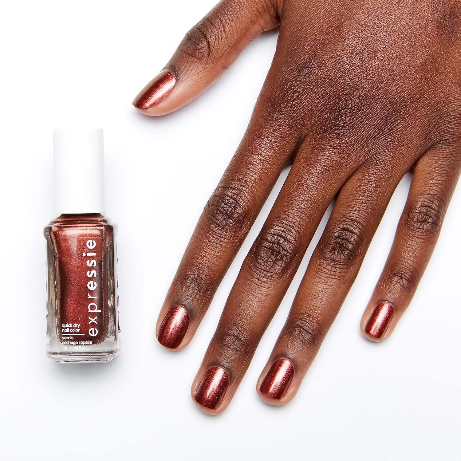 Esmalte de uñas de secado rápido "expression" de Essie, núm. 270 misfit right in, metálico, fórmula vegana, 10 ml