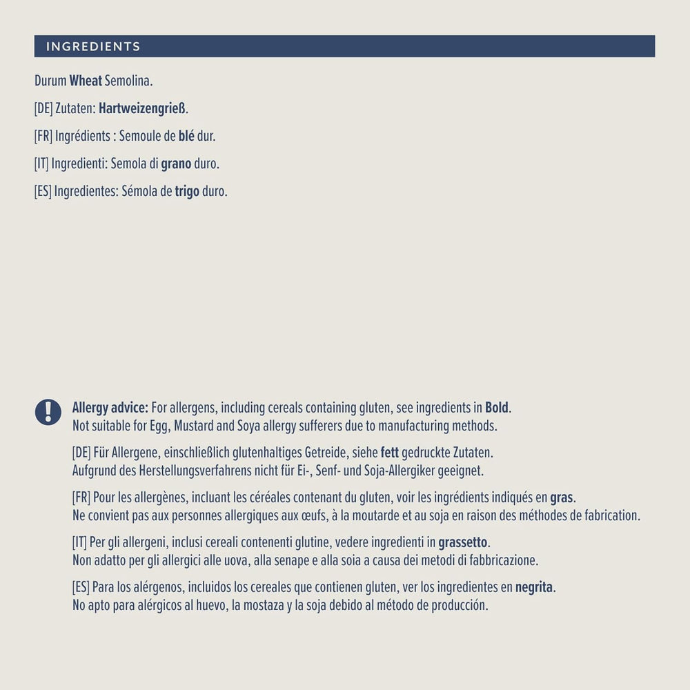 Láminas de lasaña de Amazon, 500g