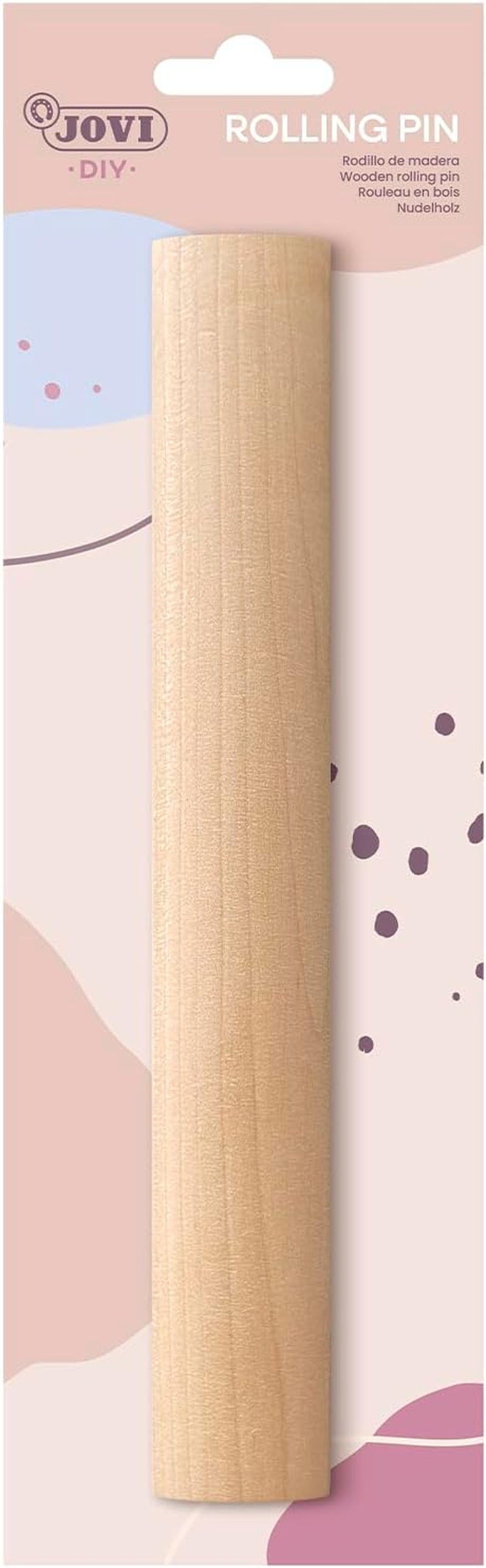 Jovi - Holzwalze, ideales Modellierwerkzeug para luftgetrockneten Ton, 1 Stück (27RP)