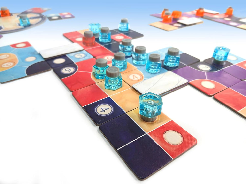 Asmodee, Ink, Final Score Games, Juego familiar de estrategia y arte, de 1 a 4 jugadores, mayores de 8 años, de 30 a 45 min, versión alemana