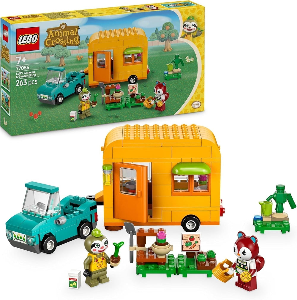 LEGO Animal Crossing Juego de rol Caravana y Jardín de Gerd Coche de juguete para niños de 7 años Regalo para niñas y niños Figura de animal Juguete de videojuego 77054 Juegos de construcción Besuche den LEGO-Store Default Title