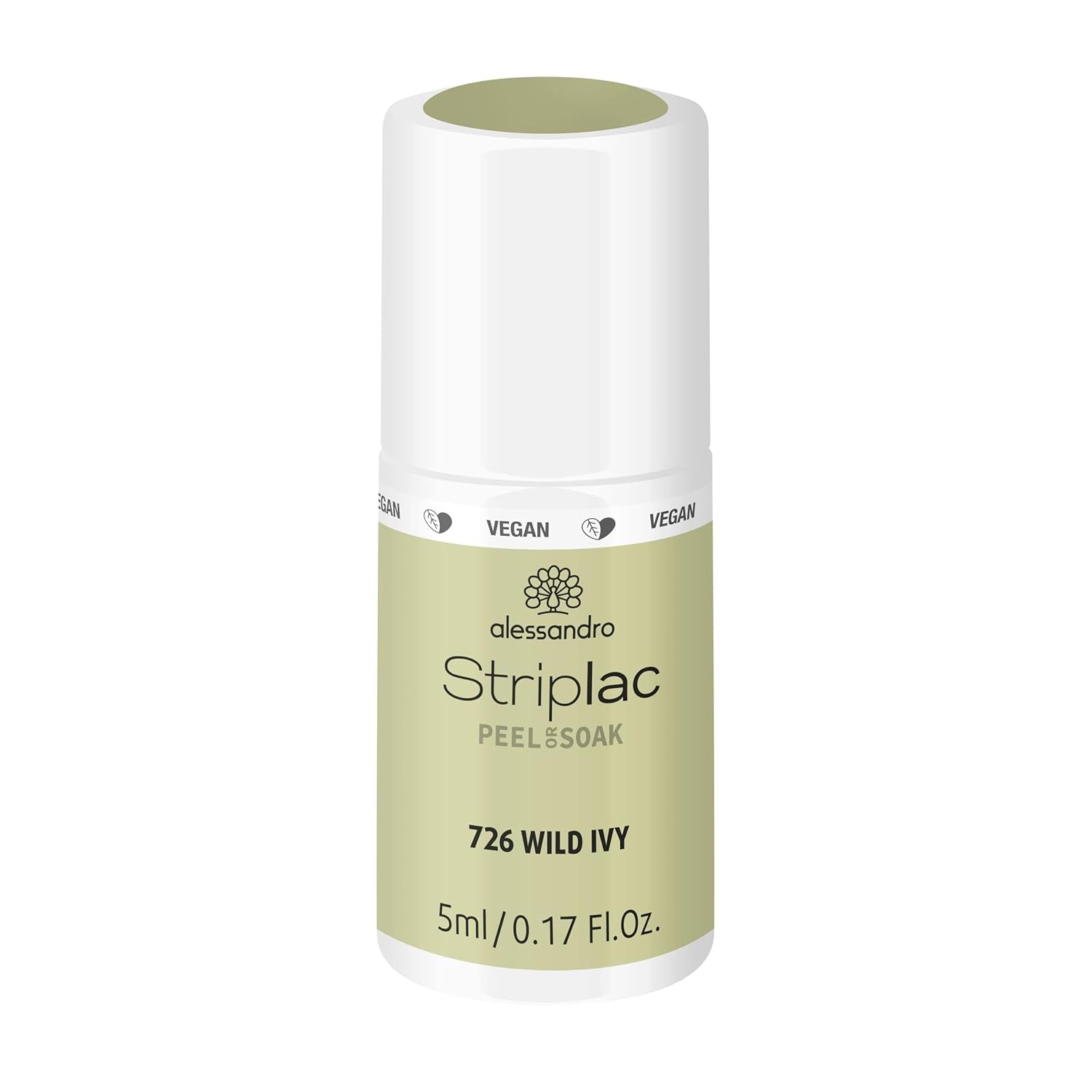 alessandro Striplac UV-Nagellack Flat White – Schonend und langanhaltend – Einfache Entfernung dank Peel-Off-Technologie – Vegan und tierversuchfrei – 8 ml