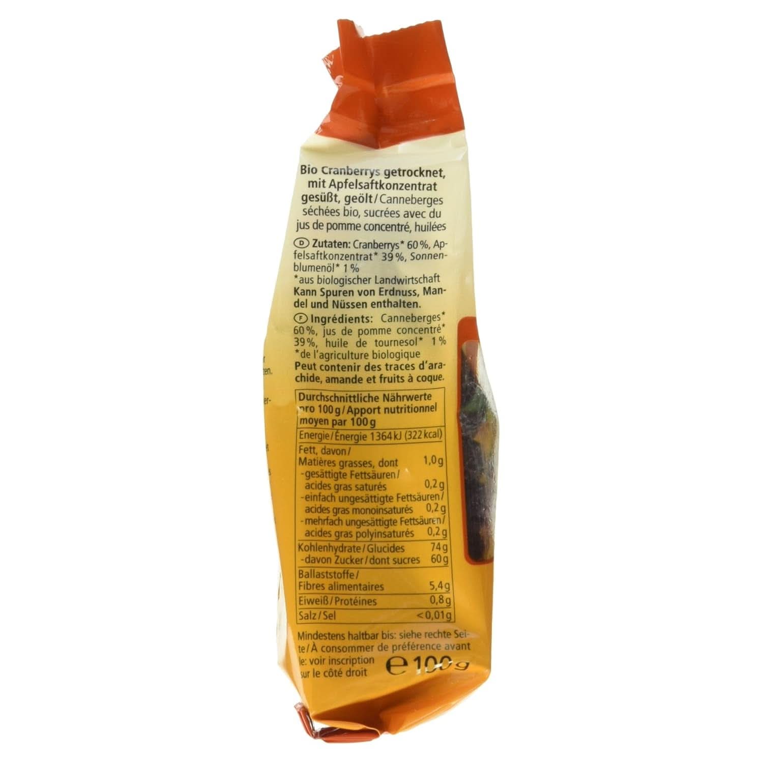 Arándanos orgánicos, 100 gramos Naty Shop productos deshidratados