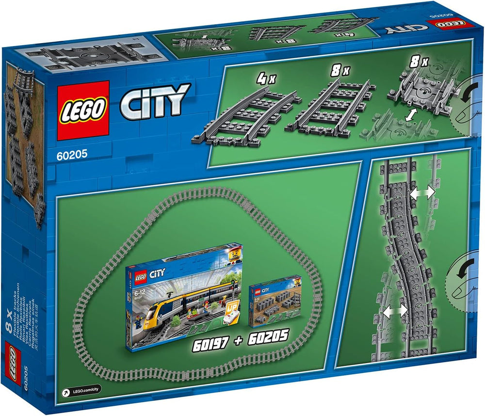 LEGO 60205 City Tracks Set de Expansión de 20 Piezas para Niños Set de Juguetes para Niños y Niñas Juegos de Construcción Besuche den LEGO-Store