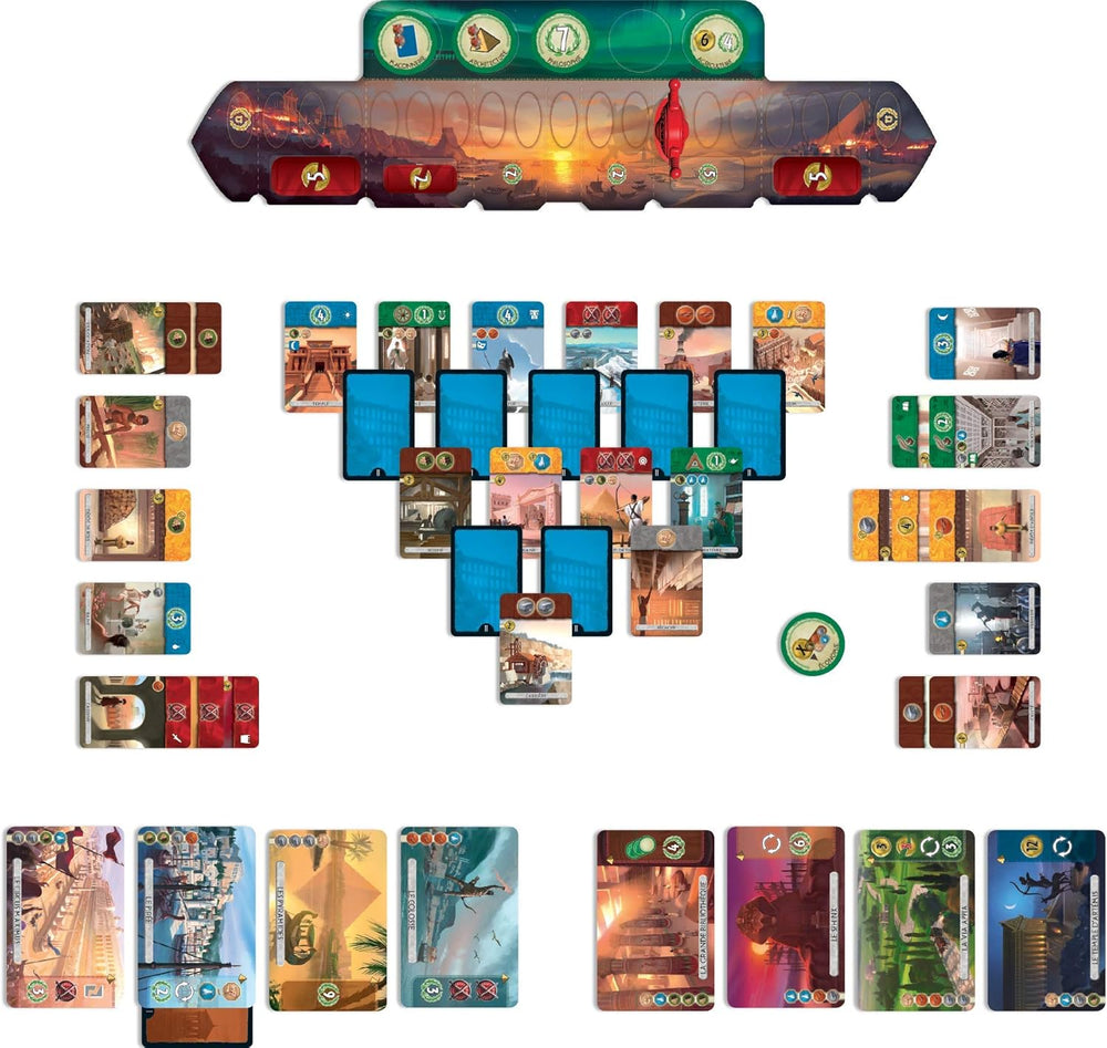 Asmodee 7 Wonders Duel, Juego básico, Juego de conocedores, Juego de estrategia, 2 jugadores, A partir de 10 años, 30 minutos, Alemán