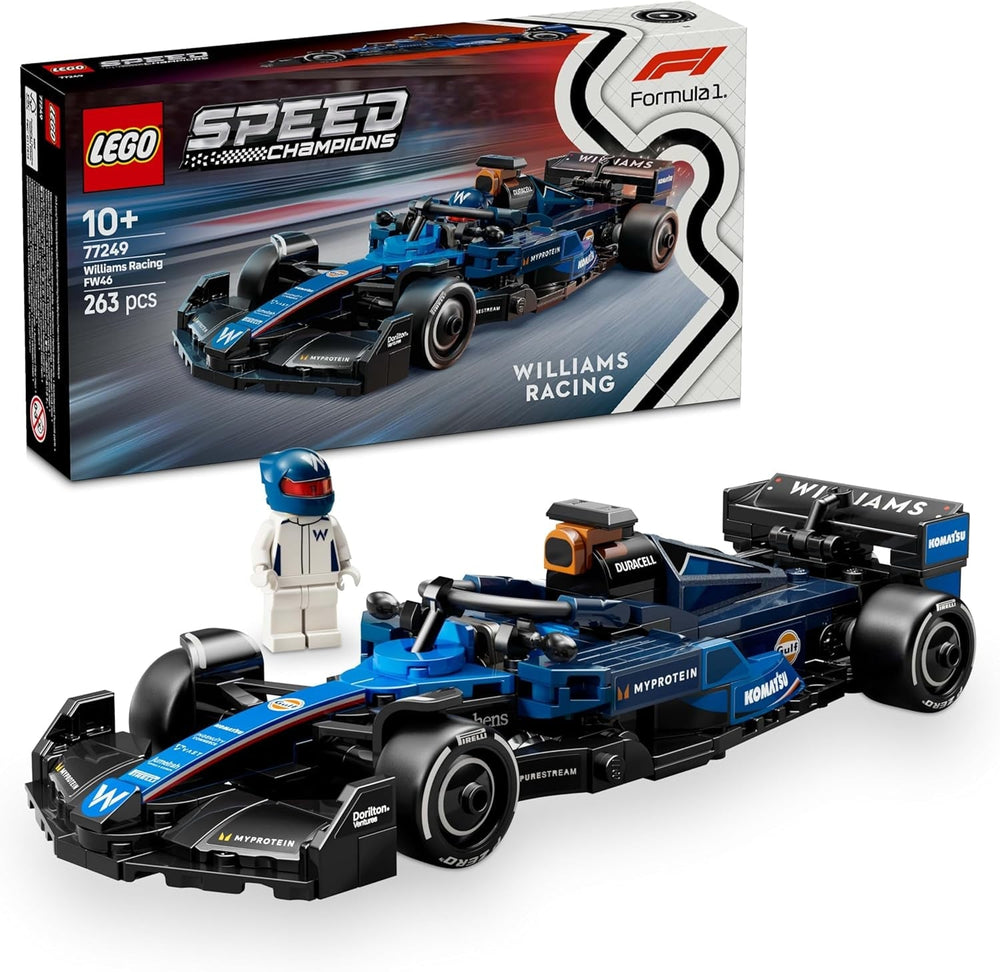 LEGO Speed Champions Coche de carreras Mercedes-Amg F1 W15 - Minifigura de juguete de Fórmula 1 - Modelo de coche coleccionable y para construir - Regalo para niños y niñas mayores de 10 años o fanáticos adultos 77244 Juegos de construcción Besuche den LEGO-Store Williams Racing Fw46 F1 Race Car 77249