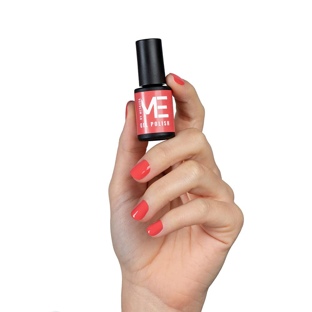 Me by Esmalte Semipermanente Melocotón - 272 Floral Shock - Acabado brillante - Tecnología Easy Off - Easy Off - Vegano y libre de crueldad animal - 4,5ml