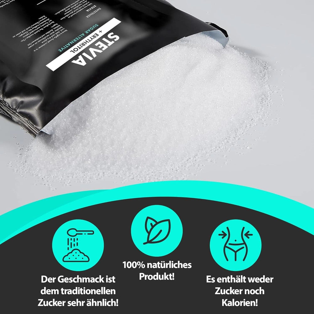 Nature Diet - Edulcorante Stevia, 1 Kg Edulcorantes Naty Shop