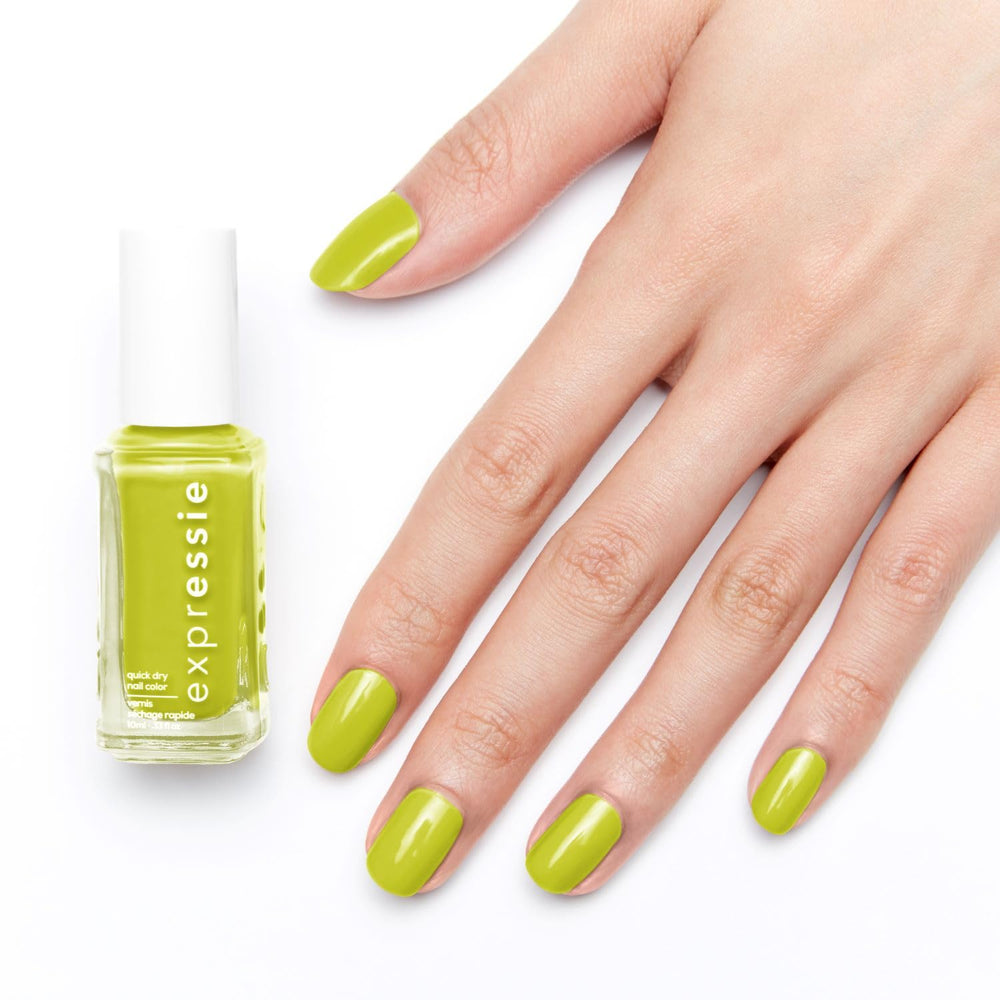 Essie esmalte de uñas de secado rápido "expression", fórmula vegana sin ingredientes animales, núm. 565 momento del personaje principal, verde, 1 x 10 ml