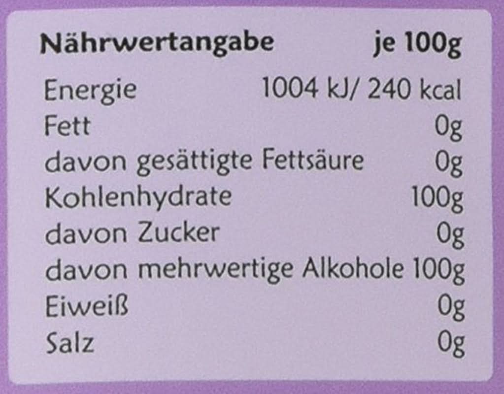 Azúcar de abedul original de Finlandia, 1 Kg Edulcorantes Naty Shop