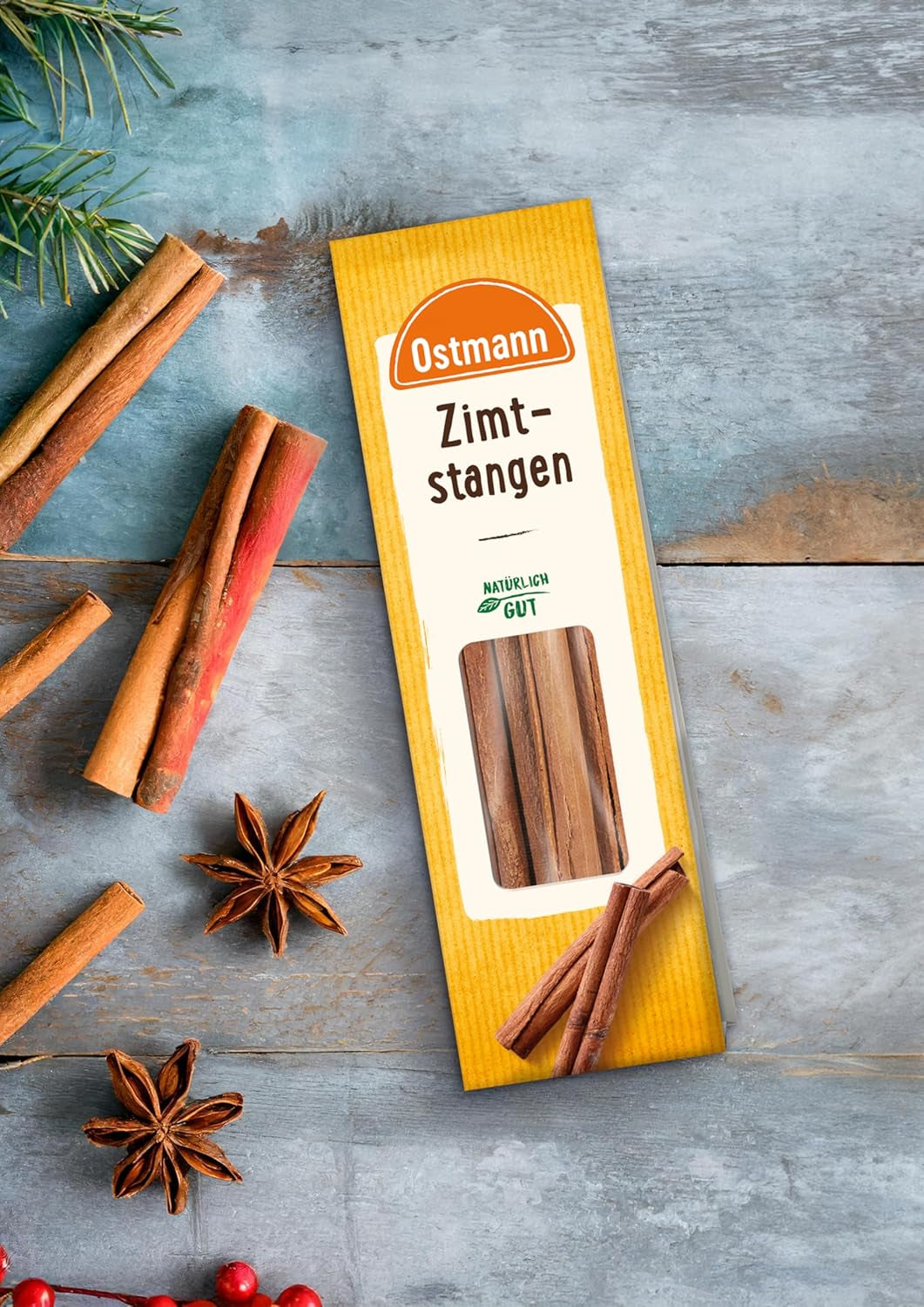 Ostmann Gewürze Zimtstangen, 4 piezas
