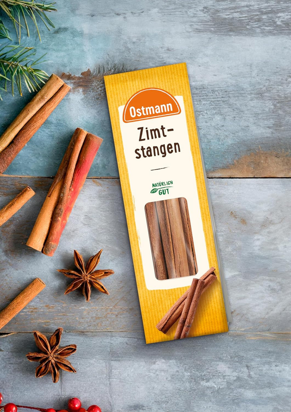 Ostmann Gewürze Zimtstangen, 4 piezas