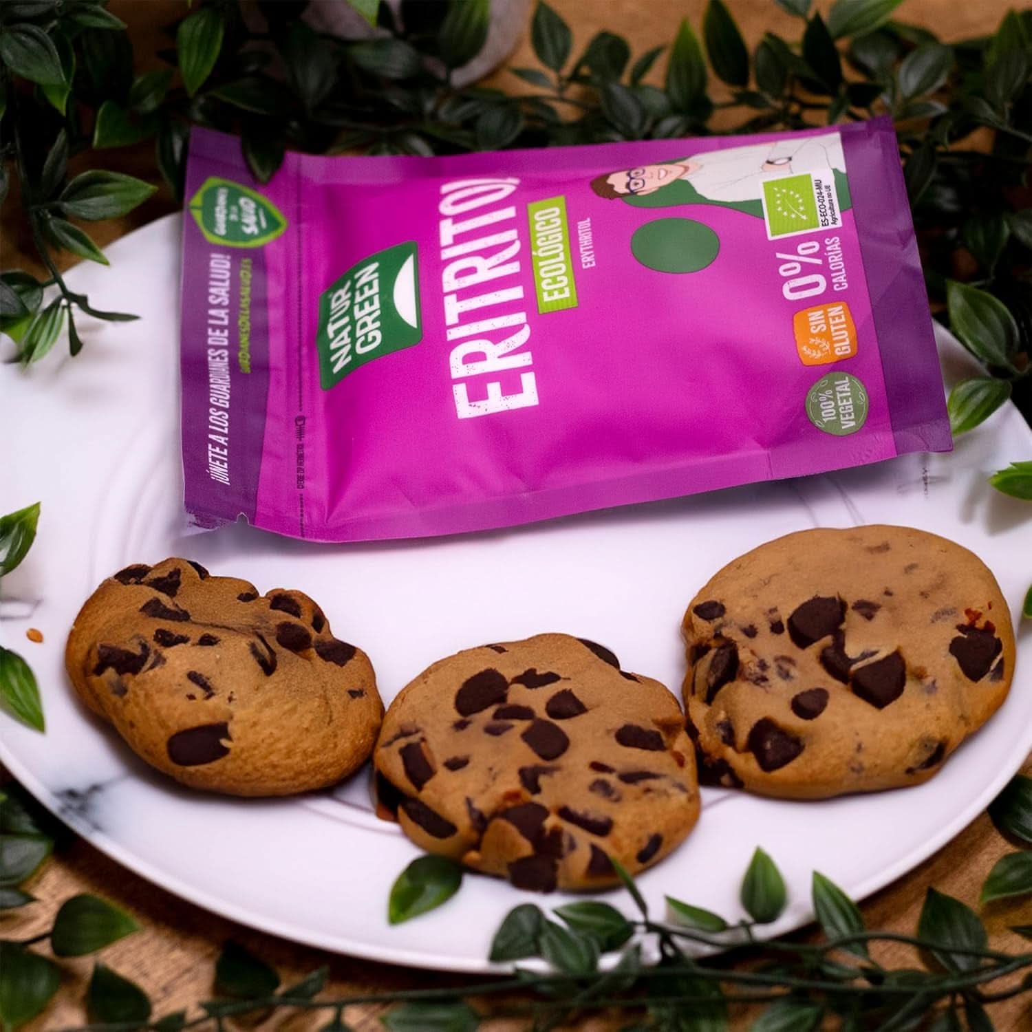 Bio Eritritol, Edulcorante Natural, Orgánico, Bajo Índice Glicémico, 500 gramos Edulcorantes Naty Shop