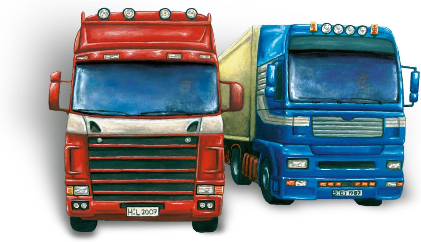 Schmidt Spiele 49090 - On the Road, Juego del año 1987, Azul