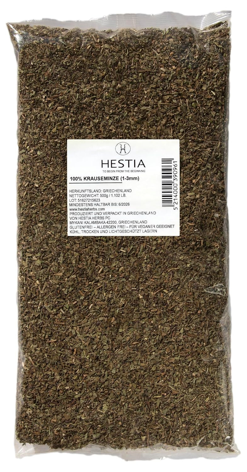 Hestia Herbs Griechischer getrechtenter Orégano 500 g, Libre de alérgenos – Vegano – Libre de GVO