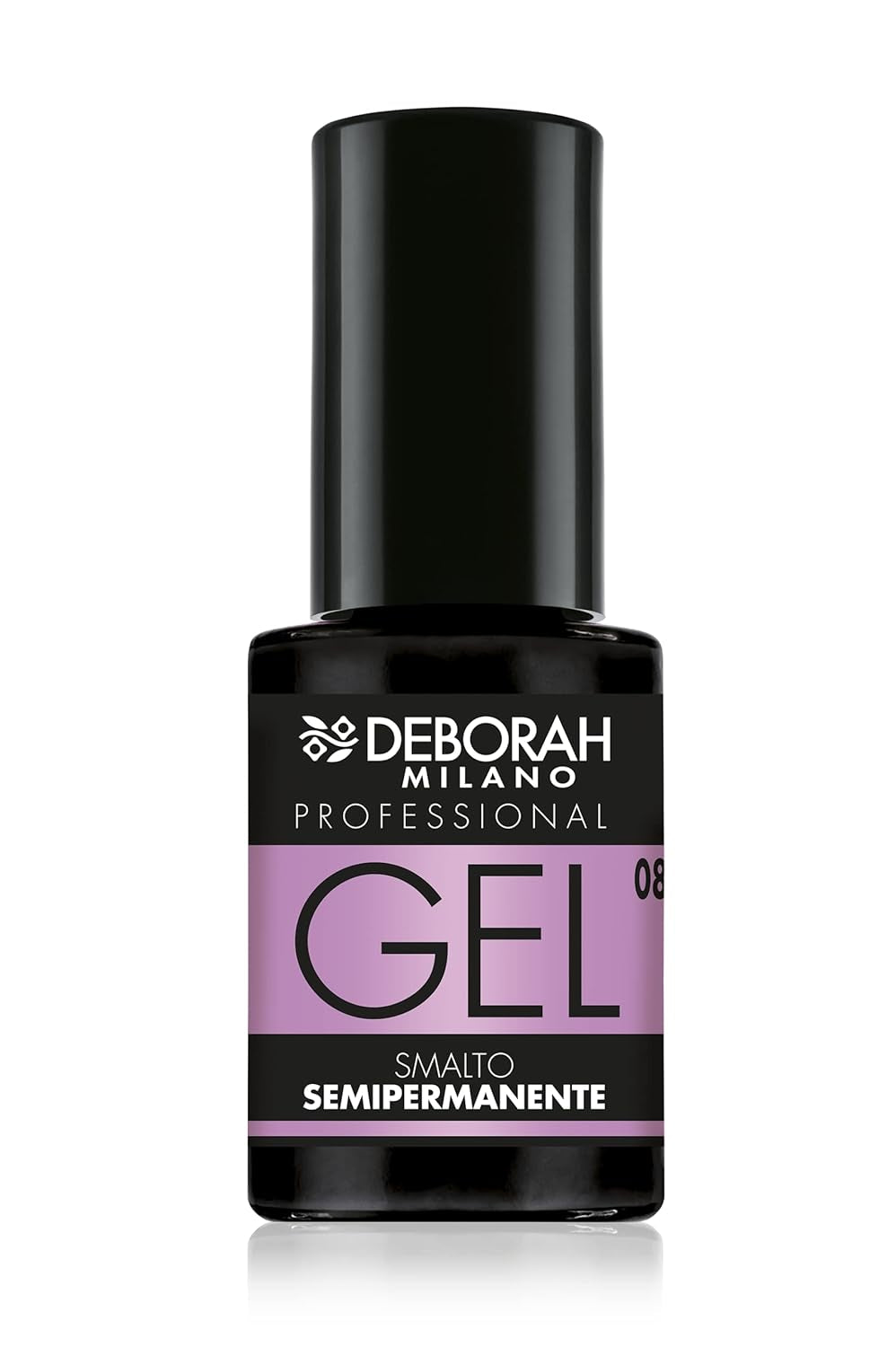 Esmalte de uñas semipermanente Milano Professional, núm. 21 Borgoña, efecto voluminizador, duradero, para uñas intensas y brillantes, 4,5 ml