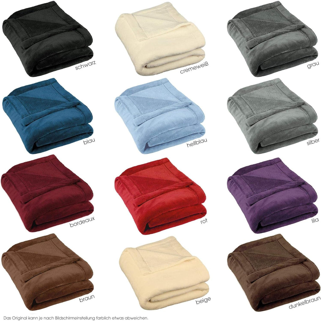 Celinatex pătură pufoasă 150 X 200 Cm albastru deschis pătură canapea cald pătură moale microfibră Fleece Oeko-Tex Montreal Paturi si Cuverturi Besuche den CelinaTex-Store